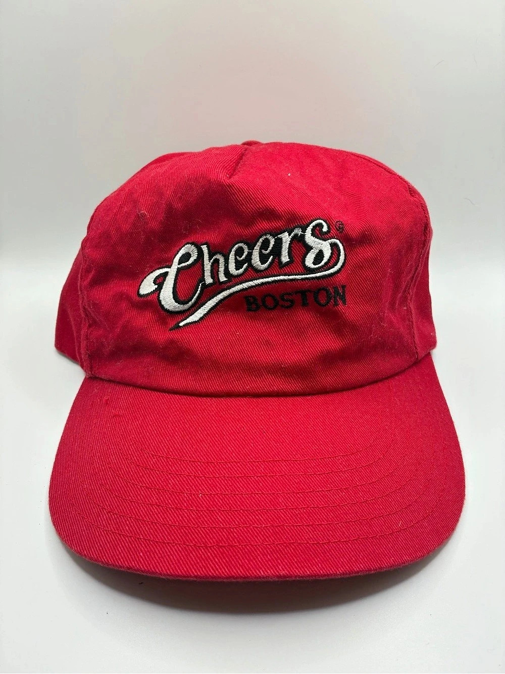 Vintage Cheers Boston Red Snapback Hat